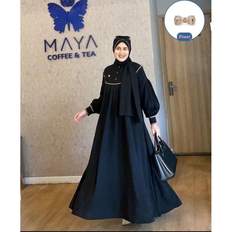 Gamis Crinkle Airflow Jumbo Ld 120 Pb 140