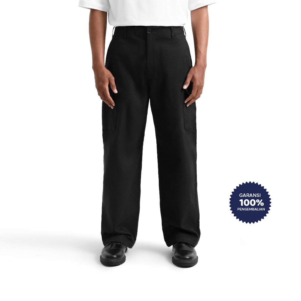 Celana Panjang Pria Wide Loose Cargo Work Pants by CELANASTUDIO