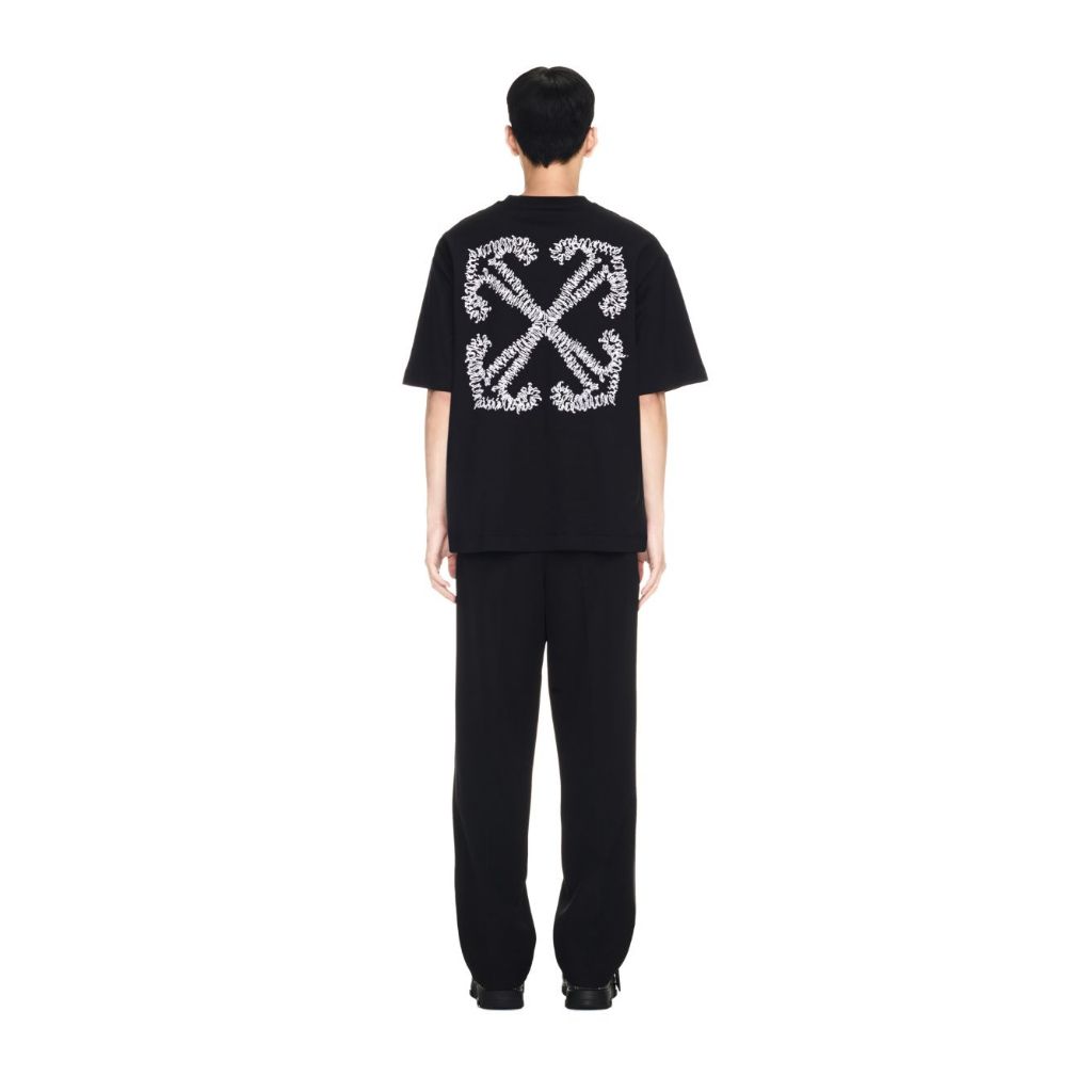 OFF WHITE Tattoo Arrow Skate S/S Black Tshirt - ORI