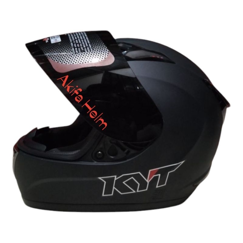 COD Helm KYT R10 Black Matt Doff White Original
