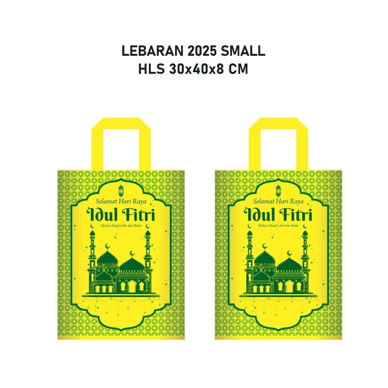 

TAS KAIN LEBARAN IDUL FITRI 30X40 ISI 12 PCS