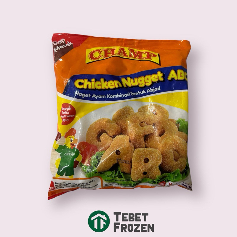 

CHAMP NUGGET ABC 450GRAM - TEBET FROZEN