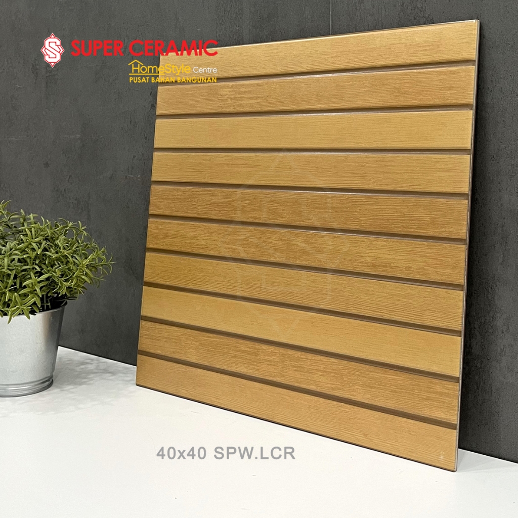 ATENA 40x40 Keramik Lantai - Spain Wood LCR / Spain Wood MCB
