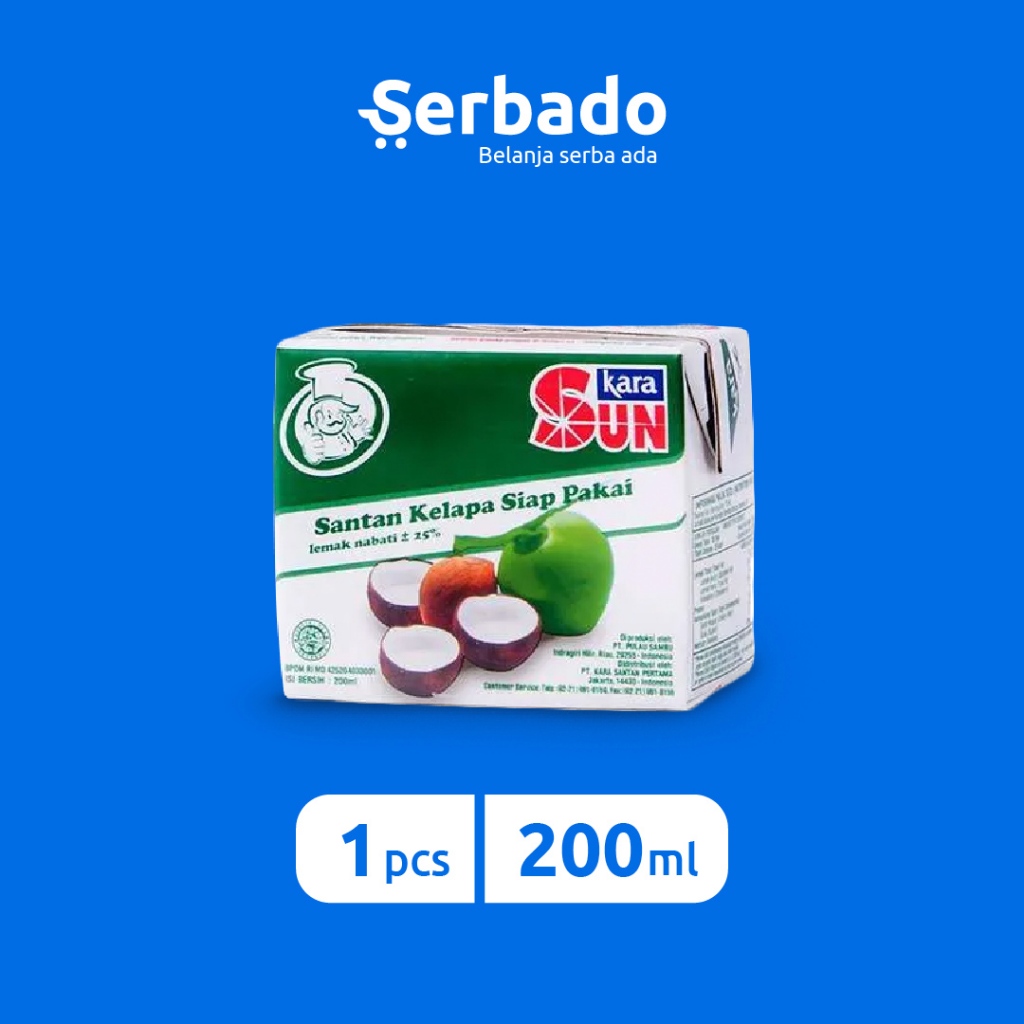

Santan Sun Kara Kemasan Kotak 200ml