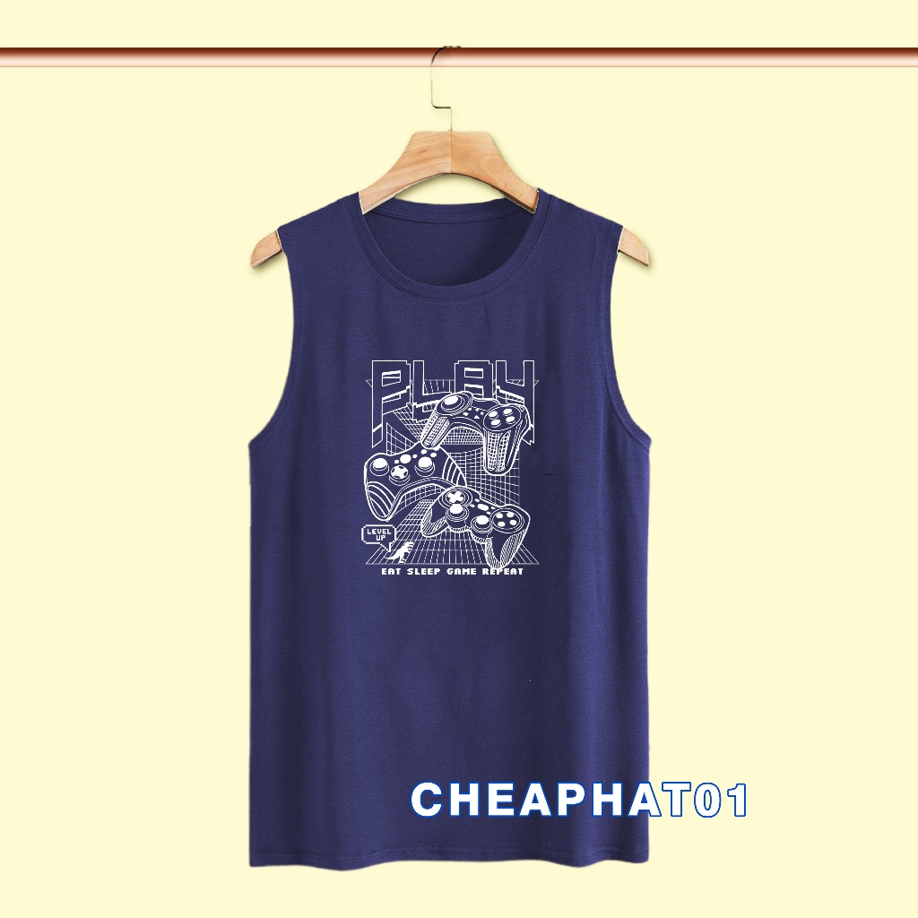 Yukensi Pria Dewasa / Singlet Pria Motif PlayGame / Baju Singlet Pria Dewasa / Kaos Kutang Pria / Ka