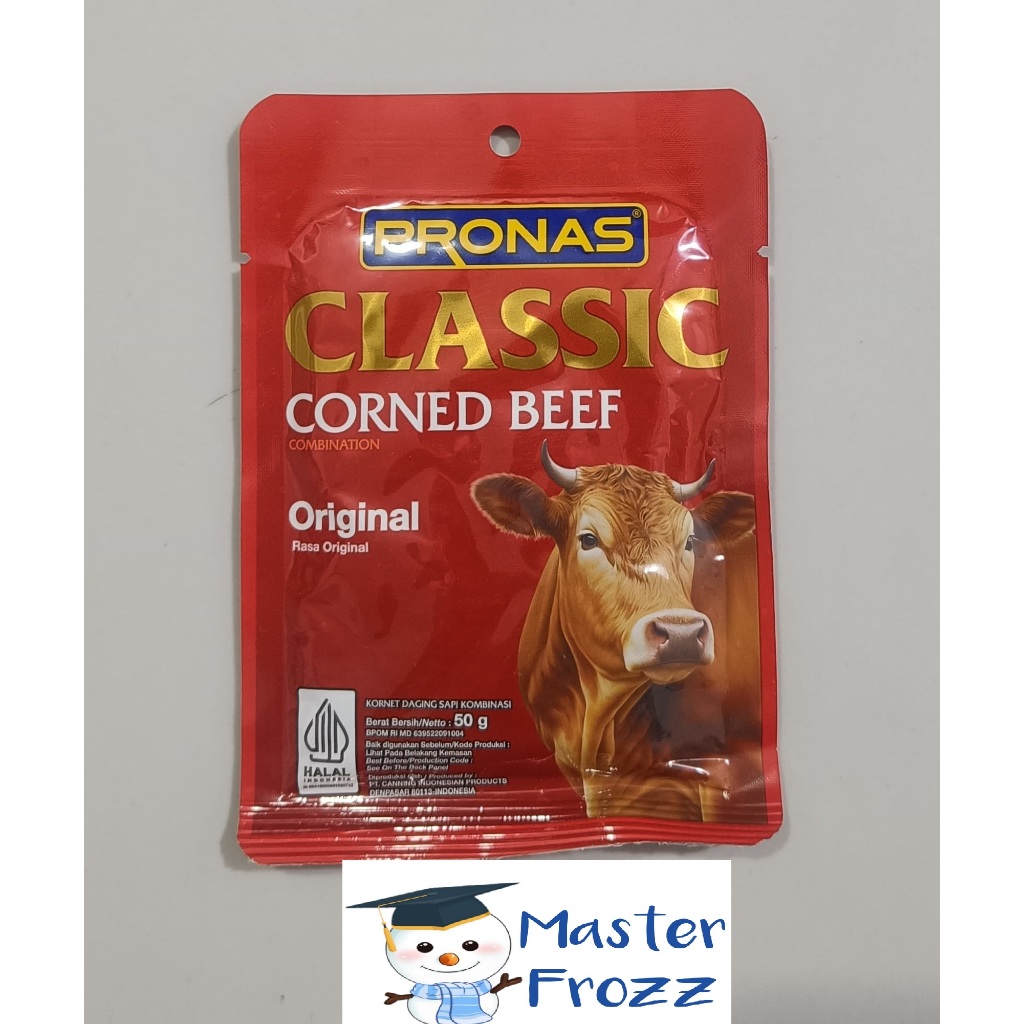 

Pronas Clasic Corned Beef Original 50gr