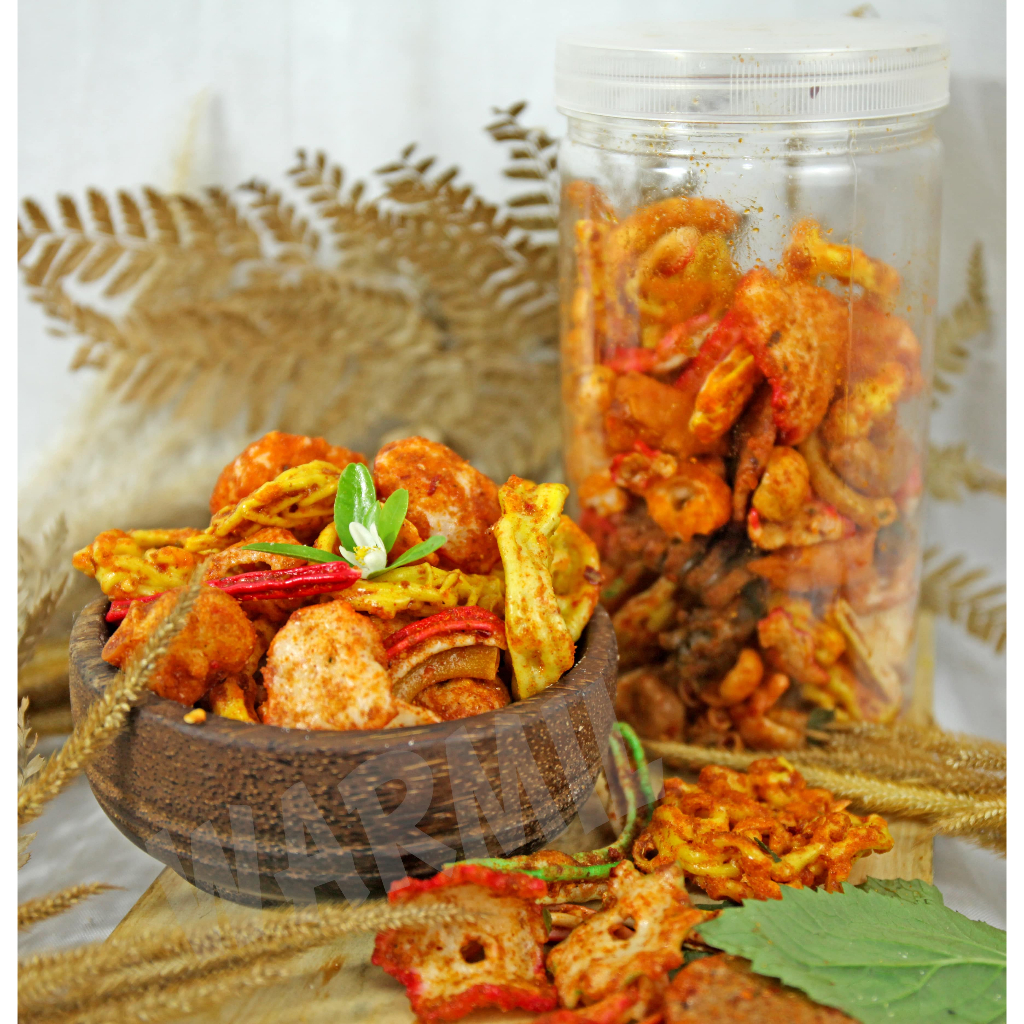 

Kerupuk Seblak Mix Pedas / Seblak Kering Mix kerupuk Campuran / Seblak Kering Renyah