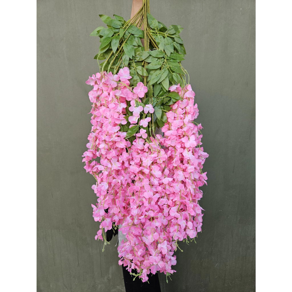 Daun Wisteria jumbo PUTIH HARGA PERLUSIN