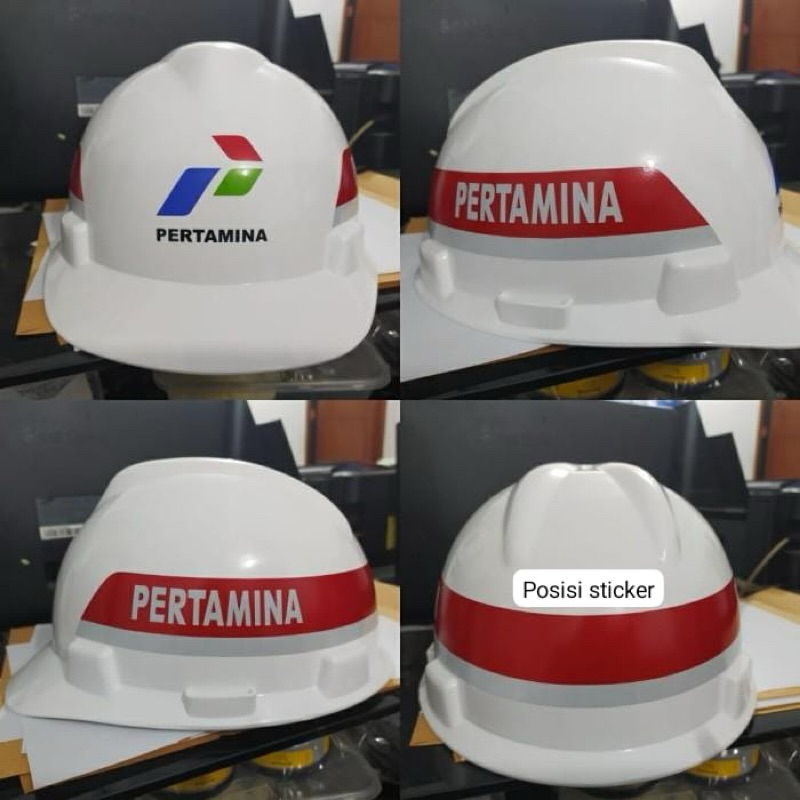 Helm Safety MSA Pertamina / Safety Helmet MSA Pertamina Vgard Fastrack Original