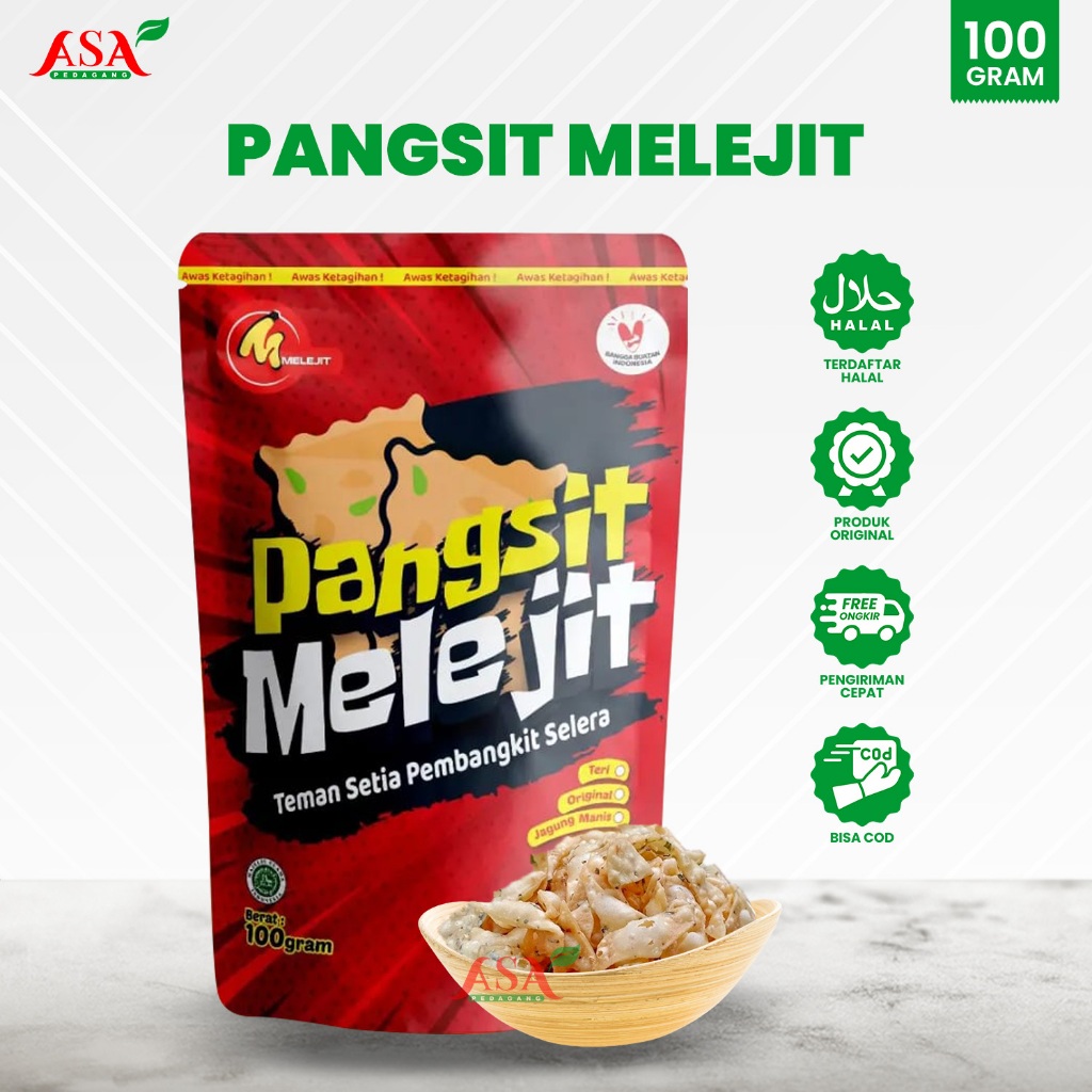 

Kripik Pangsit Bawang Ikan Teri Premium 100gr By Melejit Oleh Oleh Rembang