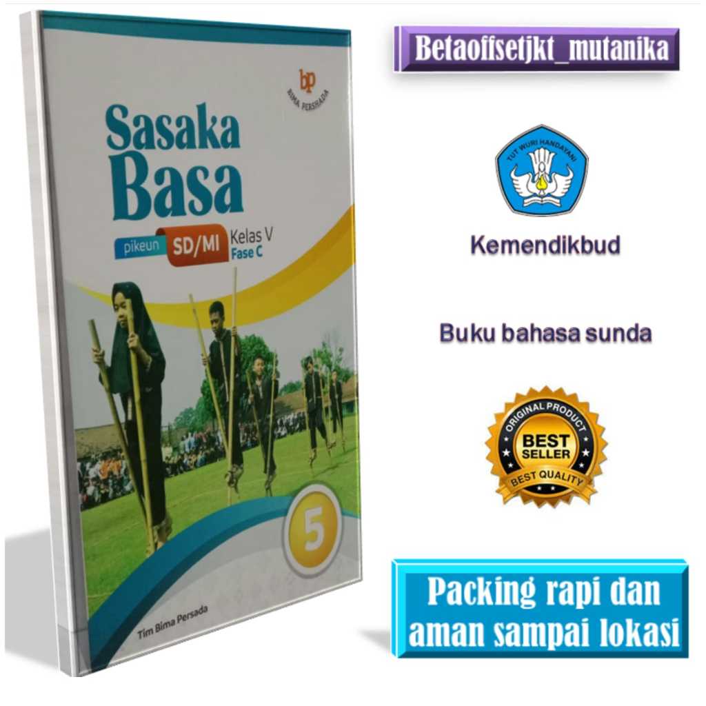 Buku bahasa sunda kelas 5 sd sasaka basa kurikulum merdeka