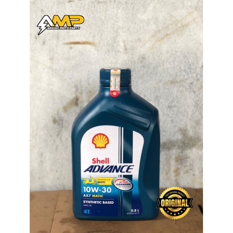 Shell ADVANCE AX7 4T Matic Oli Shell Matic Oli Shell Matic 0.8L ORIGINAL