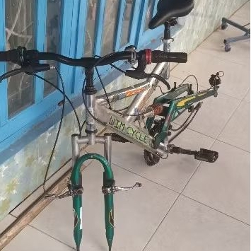 Frame mtb wimcycle second normal layak pakai bekas