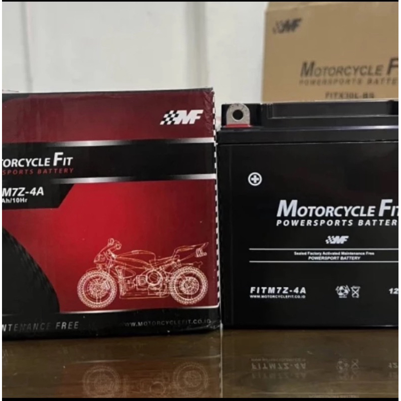 Aki Motor GM7Z4A 12V 9Ah FITM7Z4A Suzuki Thunder Bajaj Pulsar 160 180