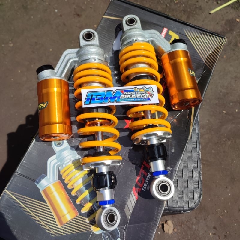 SHOCK TABUNG MODEL KTC GOLD DOUBLE KLIK FUNGSI UKURAN 28 280MM,SOK SHOCK SKOK TABUNG ATAS KLIK FUNGS