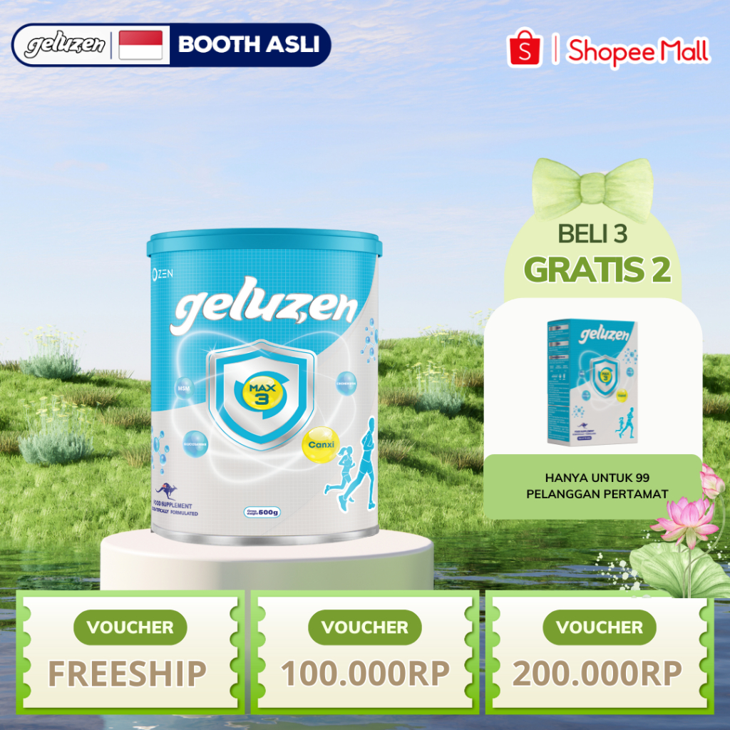 

[ BELI 3 GRATIS 2] GELUZEN SUSU TULANG DAN SENDI IMPORT 500G