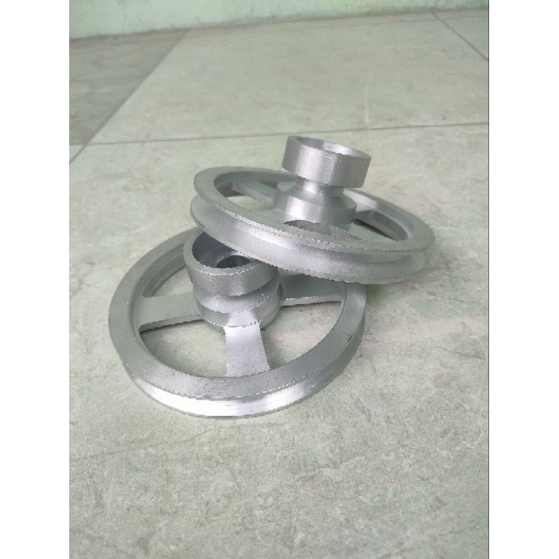 Pulley Puly Pulay puli Kombinasi Bearing / klaher 6" x 2"