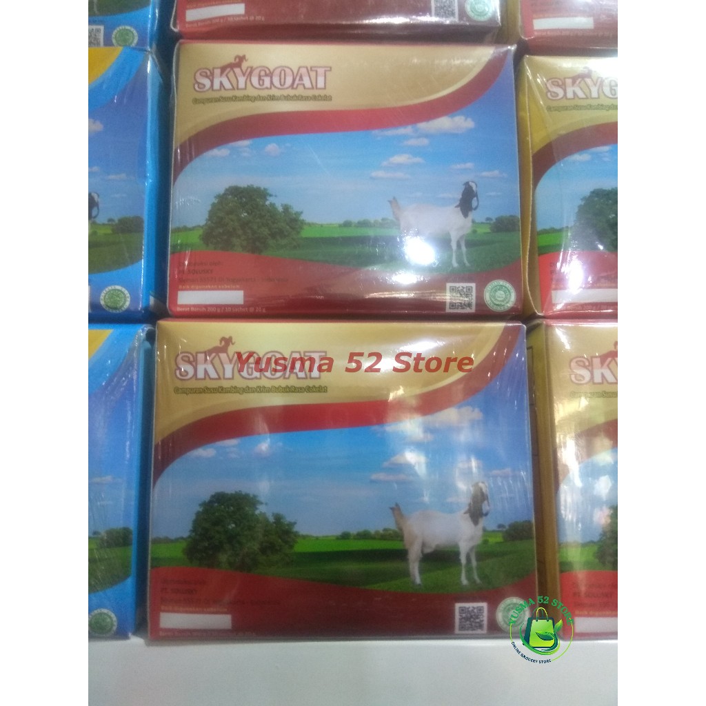 

Susu Kambing Etawa Herbal Alami Asli Susu Skygoat Cokelat 200gr