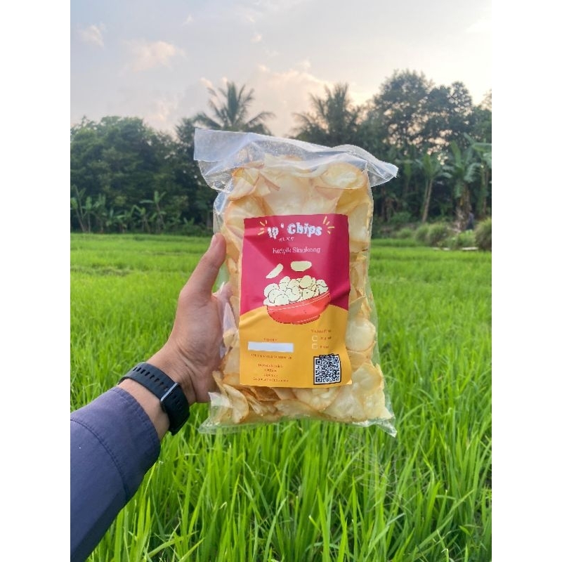 

Keripik singkong original asin gurih 400gr.