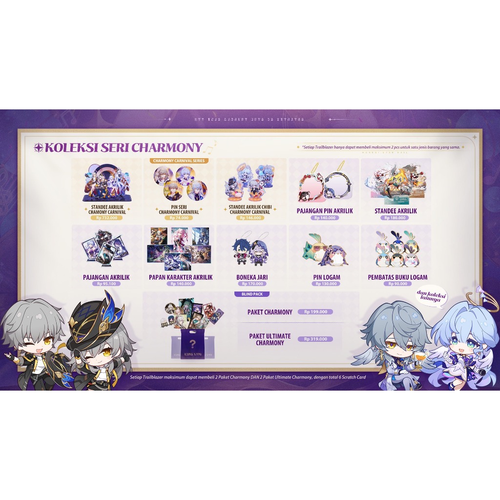 Jastip Event Offline Honkai Star Rail HSR Undangan Dari Robin