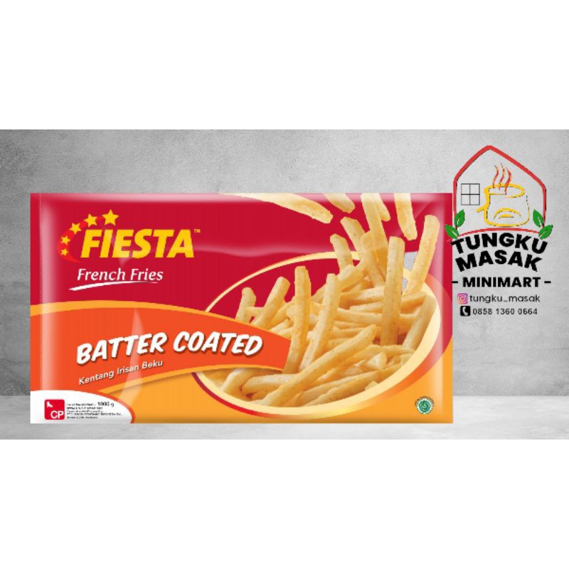 

Fiesta Batter coated ukuran 500gr