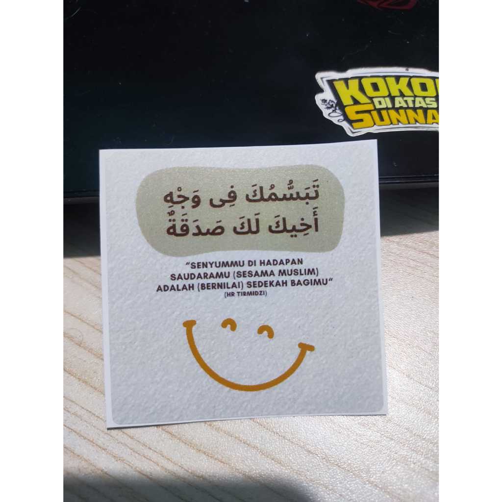 

STIKER HADITS DAN DOA TAHAN AIR DENGAN LAMINATING DOFF (bisa ditempel di berbagai media)