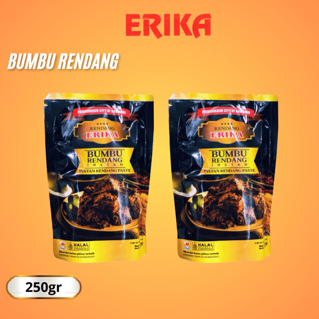 

ERIKA - 2 Pcs Bumbu Rendang Instan 1kg Daging