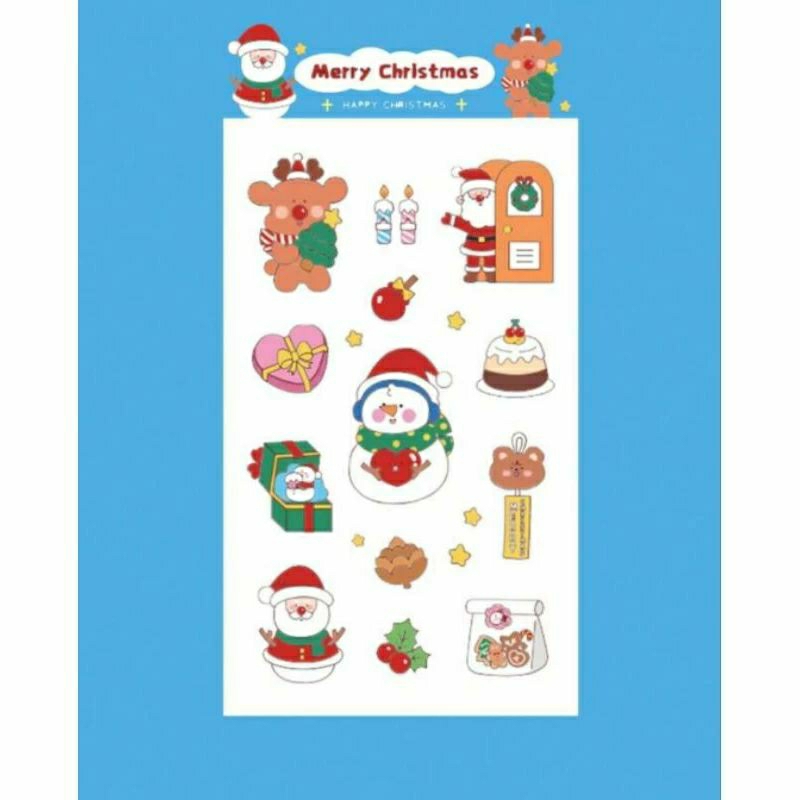 

Sticker PVC Dekor Natal Merry Christmast