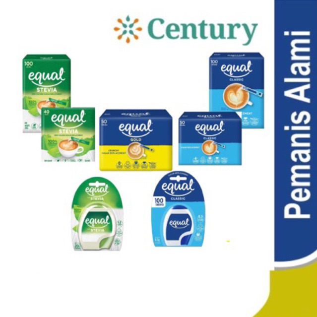 Equal Classic Sugar Replacement All Varian/ Pemanis Buatan/ Tanpa Kalori