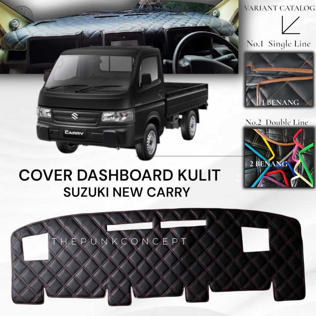 Cover Dashboard Kulit Suzuki NEW CARRY TAYO Aksesoris Pelindung Dasbor Mobil Interior
