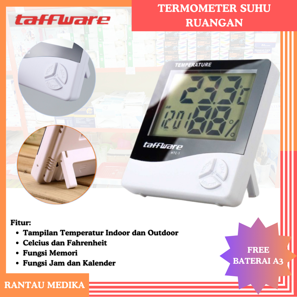 Taffware Termometer Suhu Ruangan