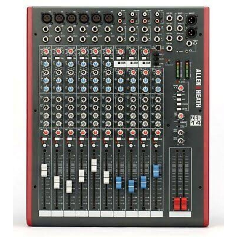 MIXER AUDIO ALLEN & HEATH ZED14 MIXER 14 CHANNEL ZED 14