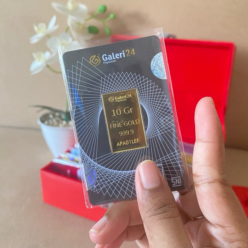 Logam Mulia Emas Batangan Galeri 24 10 gram - Emas Galeri24 10gr