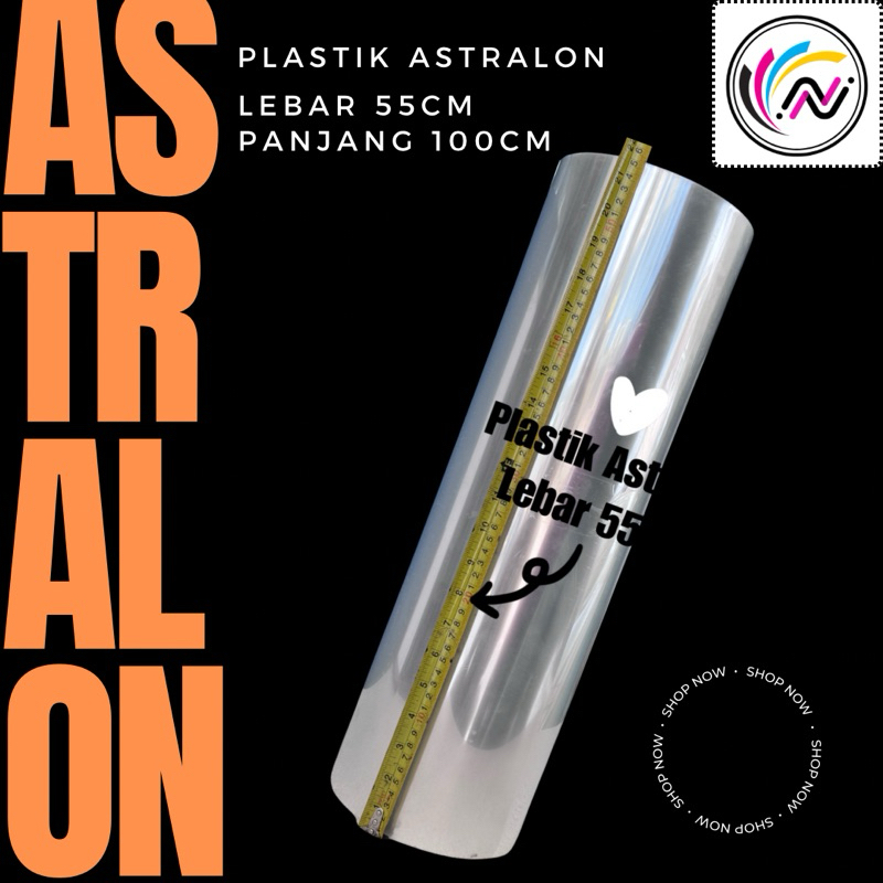 Plastik Astralon Pengkilap Hasil Sablon Glossy