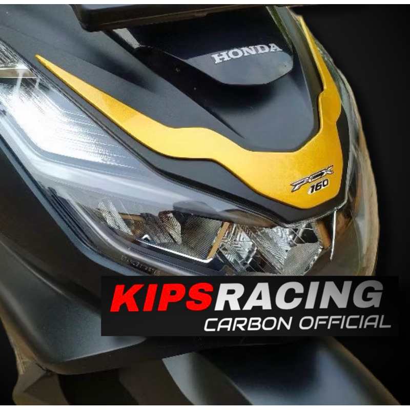 GARNISH KIPS RACING ALIS PCX 160 ▪️garnish lampu depan PCX 160 / garnish headlamp pcx 160