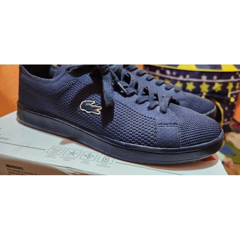 lacoste blue shoes