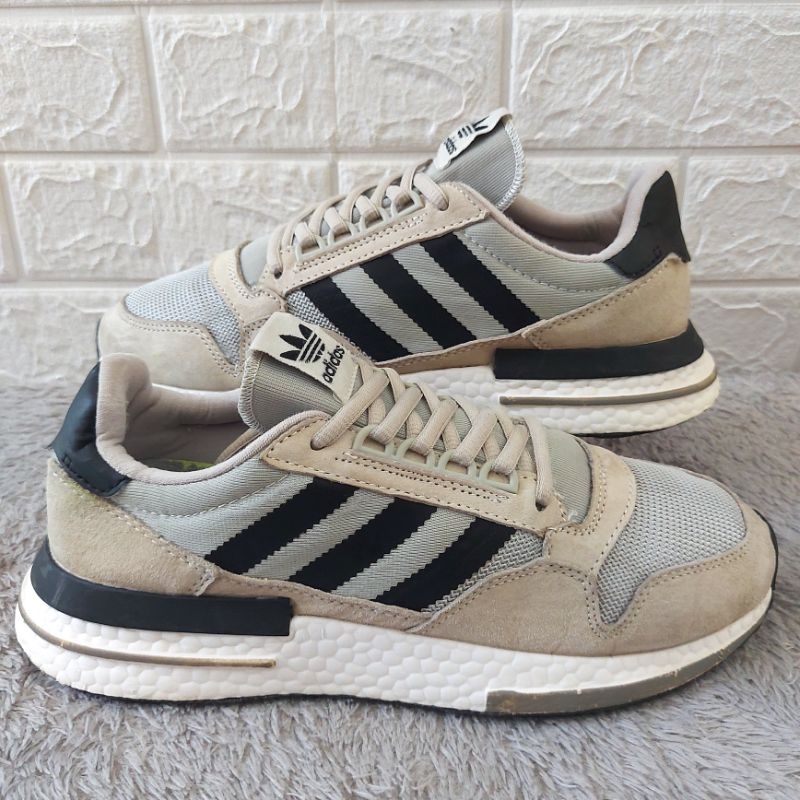 Sepatu Dewasa Adidas ZX 500 Grey Black