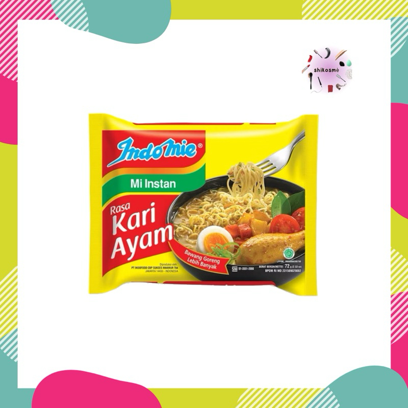 

Indomie Mie Instan Kari Ayam 72 gr