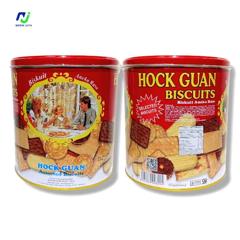 

HOCK GUAN Biscuits Assorted Biscuits Kaleng Mini 650g