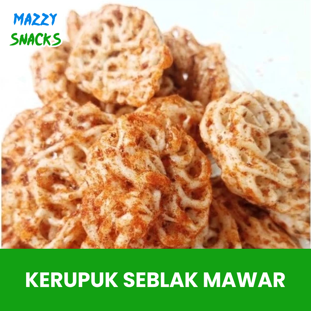 

Kerupuk Seblak Mawar Pedas Renyah