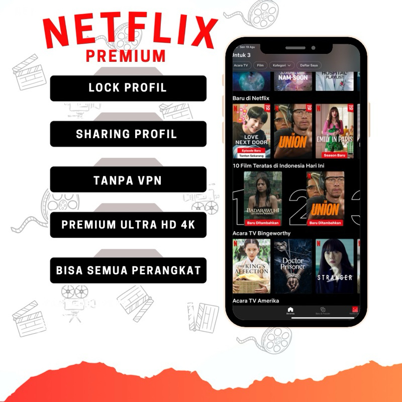 NETFLIX MURAH HARIAN 24 JAM FULL AMANAH SOFTWARE