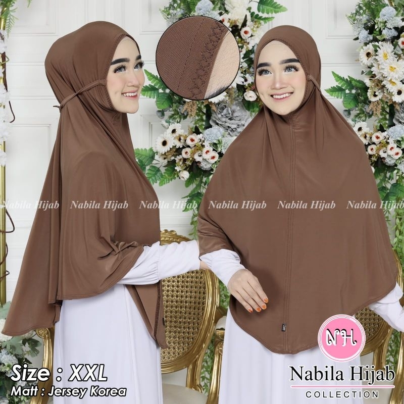 BERGO MARYAM JERSEY KOREA PICOT (SULAM) || HIJAB BERGO SIRIA TALI PICOT || BERGO MARYAM PICOT XXL
