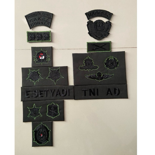 1 SET PAPAN NAMA PDL TNI (KAIN)