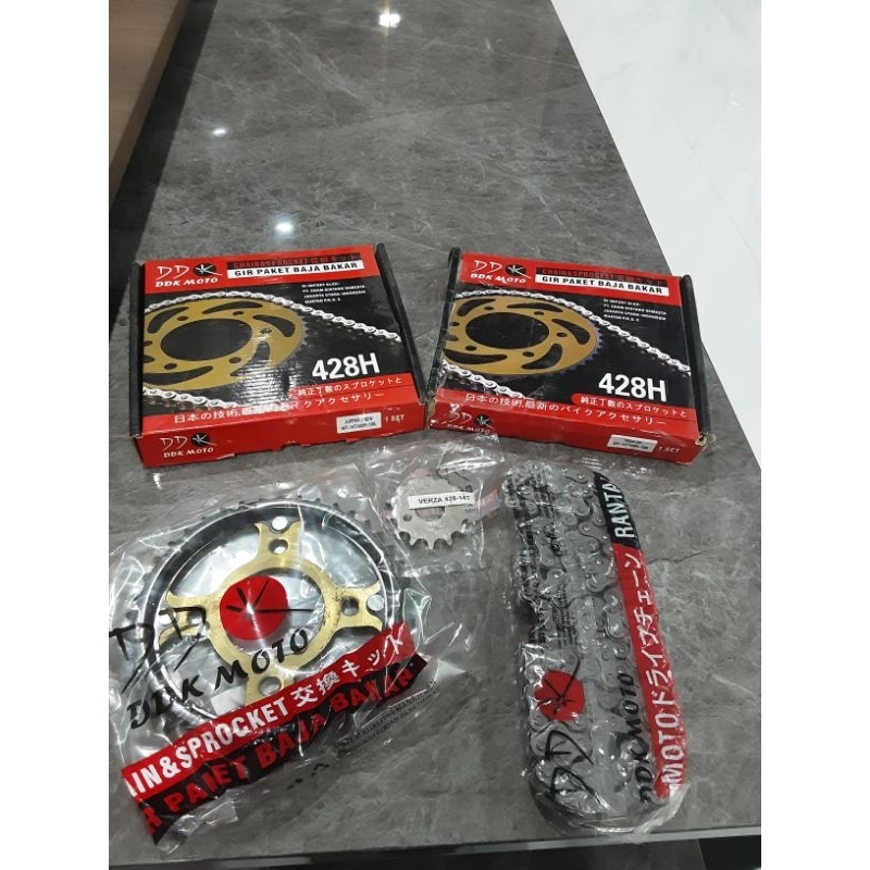 Gear Set Gir Paket Motor Verza DDK Moto