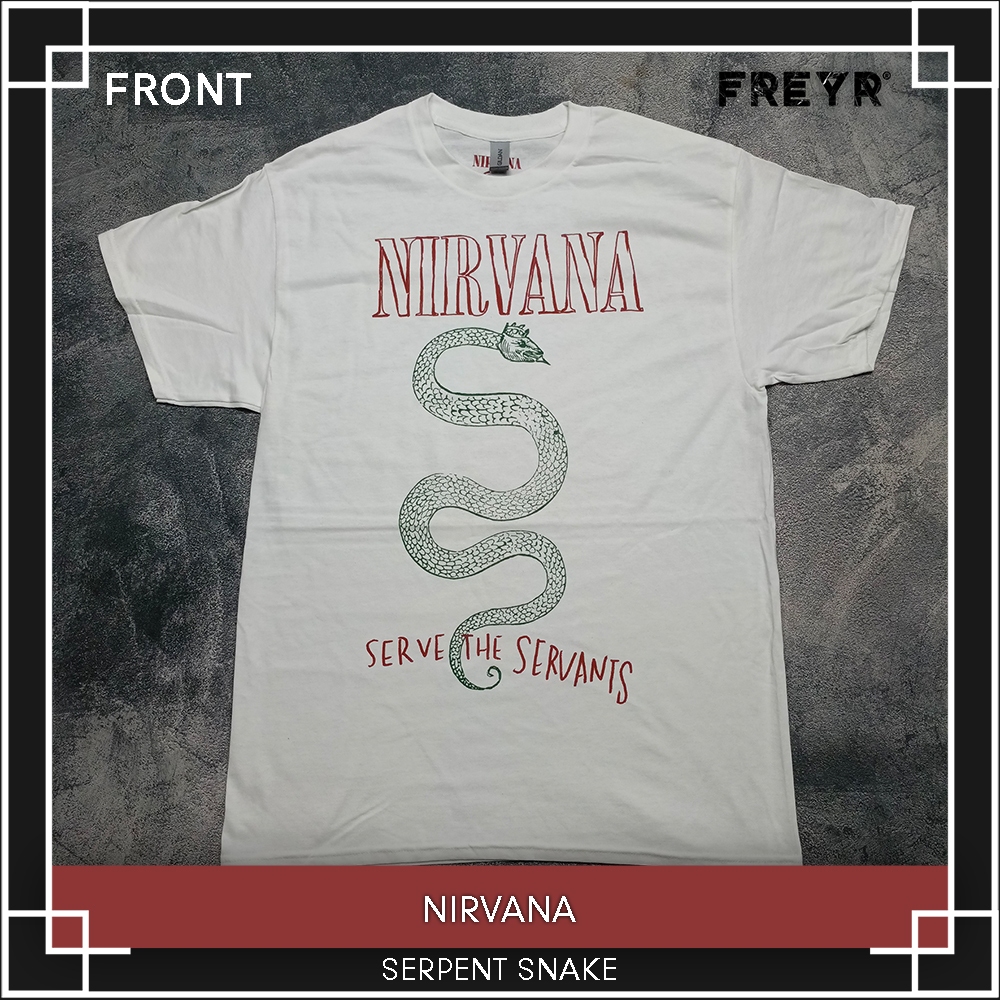 Kaos Band Nirvana - Serpent Snake Original