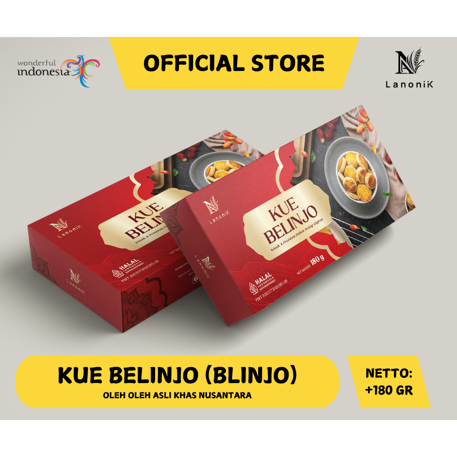 

KUE BLINJO ASLI - MELINJO COOKIES LA NONIIK