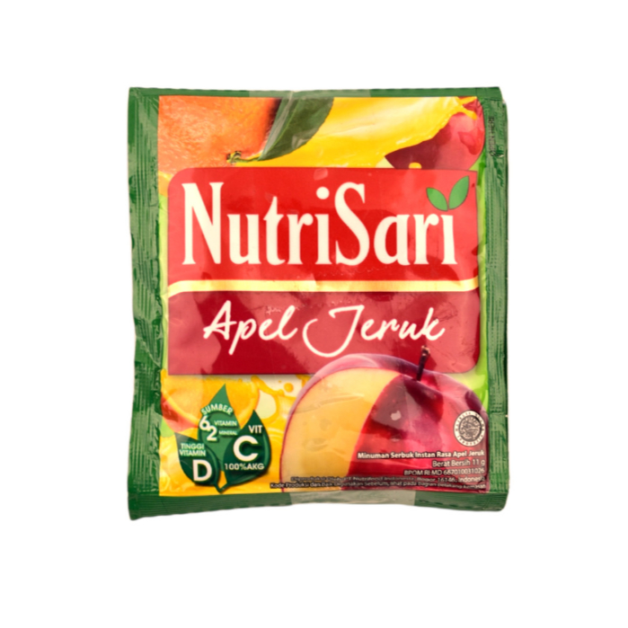 

Nutrisari rasa apel jeruk 10s/11gr