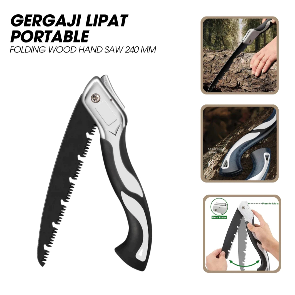Gergaji Lipat Portable Serbaguna SK5 / Gergaji Pisau Lipat Portable