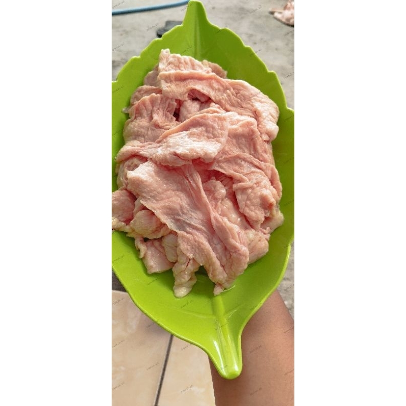 

[KIRIM INSTAN] Kulit Leher Ayam Fresh Beku Frozen 500 Gr dan 1 Kg