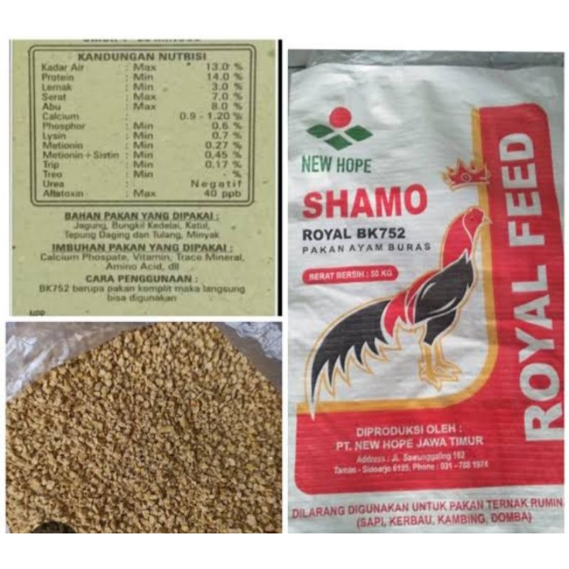 Pur Ayam SHAMO New Hope Pakan Ayam Super 1kg